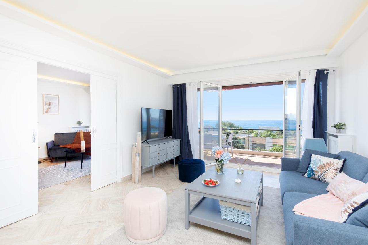 Suite Riviera - Sea View - Clim - 50M Plage - Residence De Standing - Spacieux 180 M2 - Parking Cannes Exterior photo